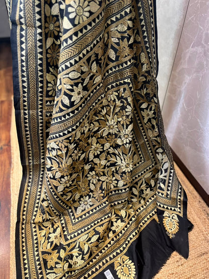 Chaya Chitra | Kantha Stitch Saree