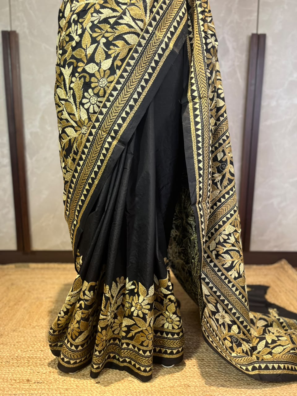 Chaya Chitra | Kantha Stitch Saree