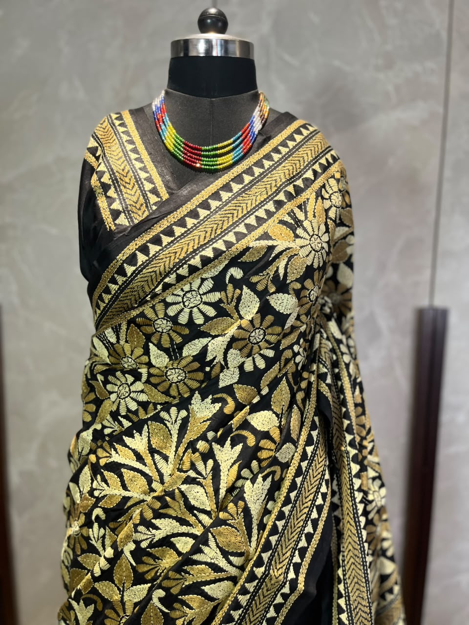 Chaya Chitra | Kantha Stitch Saree